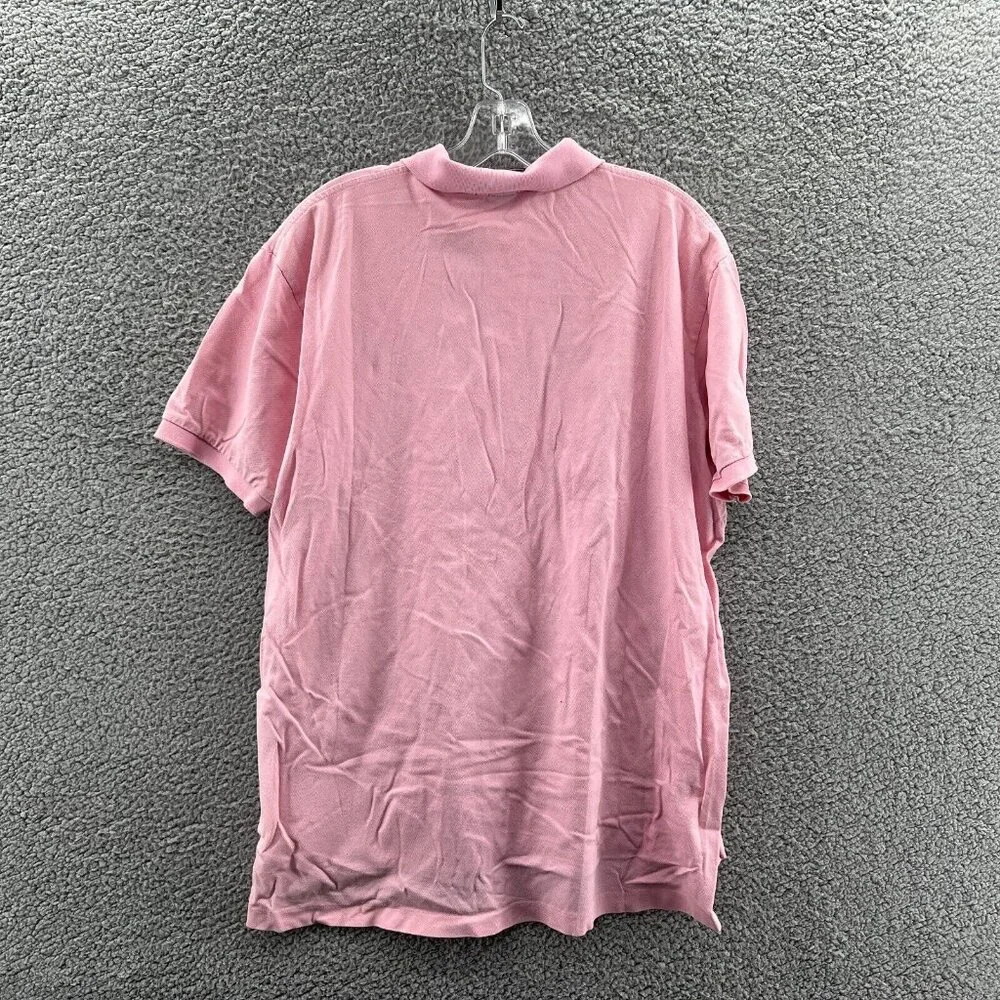 Polo Ralph Lauren Shirt Mens XL Pink Pima Cotton Short Sleeve Pullover